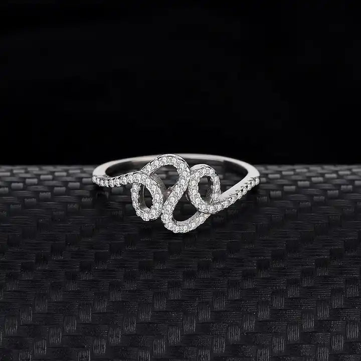 Anillo Plata S925 Fementi Doble Nudo con Circones