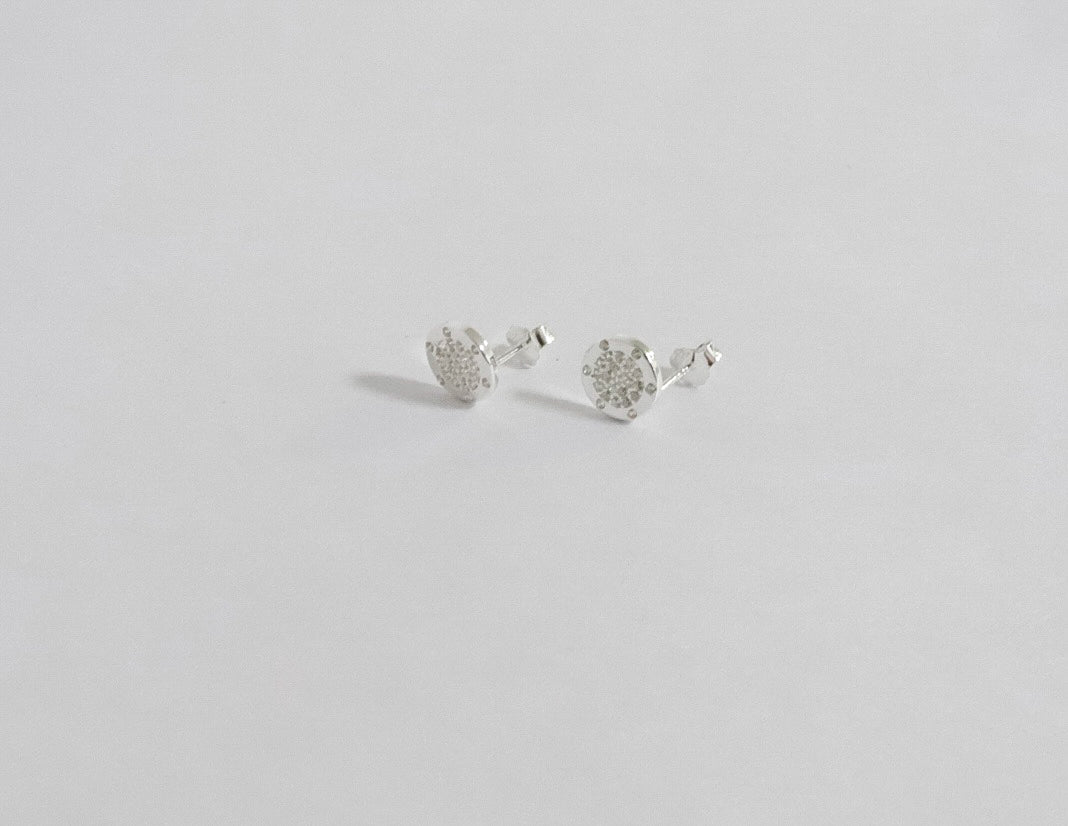 Aretes Plata S925 Fementi Timón CZ