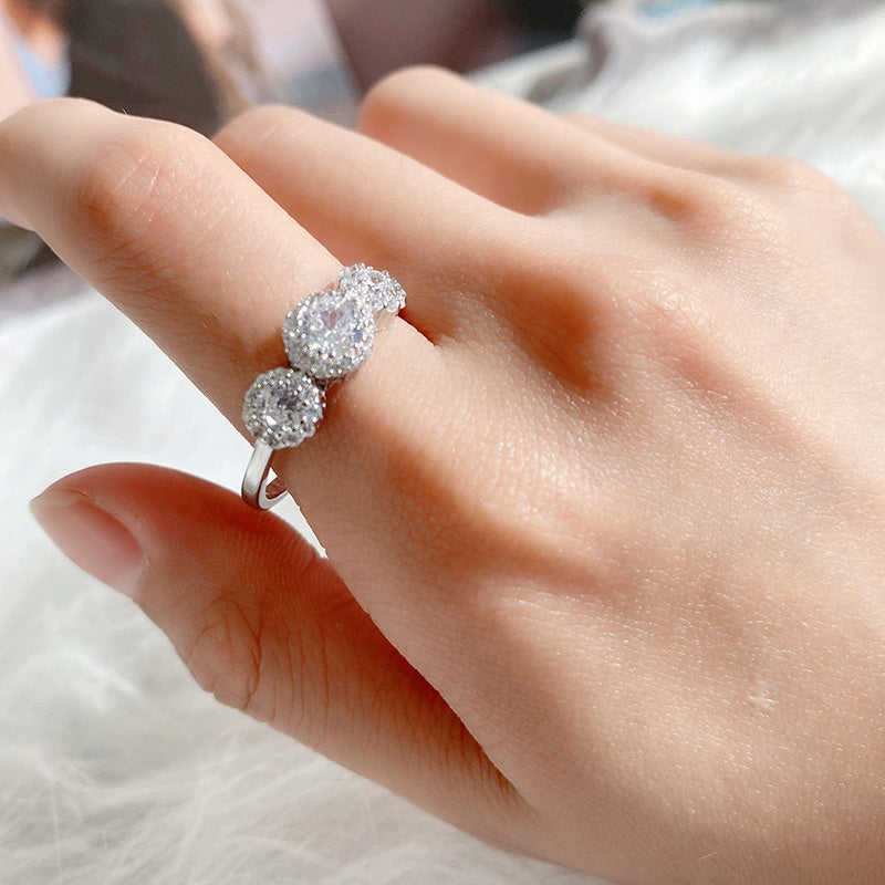 Anillo Plata S925 Fementi Tres Circones