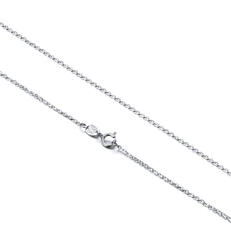 Cadena Plata S925 Fementi Tejido Aros 1X1