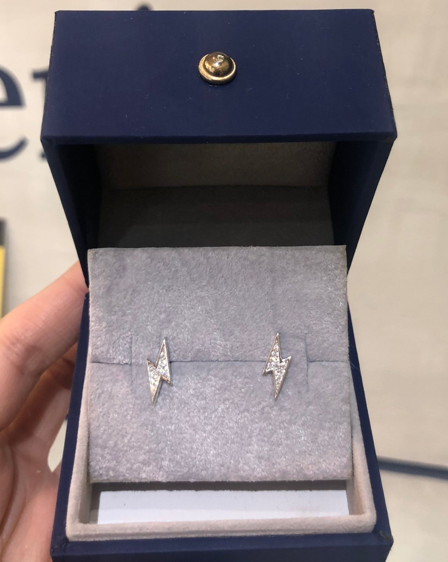 Aretes Plata S925 Fementi Rayos Circones