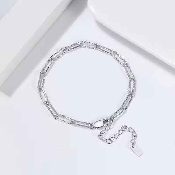 Pulsera Plata S925 Fementi Tejido Hermes