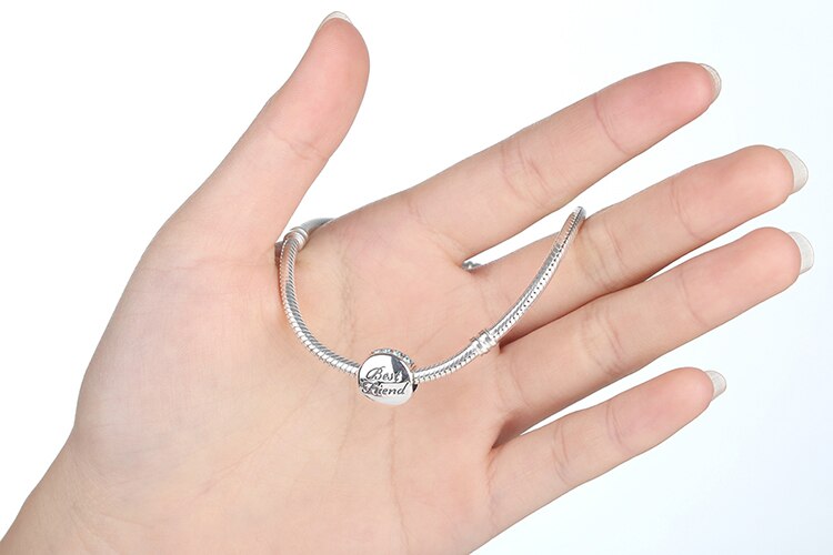 Dije O Charm Plata S925 Fementi Mejor Amigo