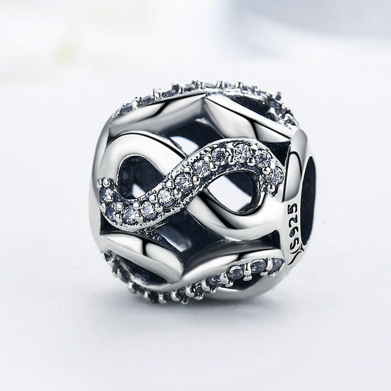 Dije O Charm Plata S925 Fementi Calado Amor Infinito